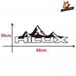 Vinyl Car Sticker Mountain Racing Door Tailgate Stripes Graphic for Toyota Hilux Revo Vigo Trunk Sticker